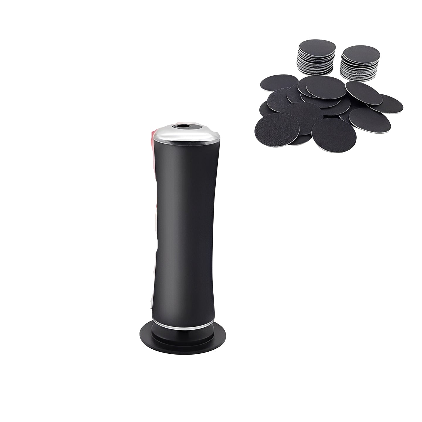 Rechargeable Electric Foot File with Sanding Disc Kit - Professional Pedicure Tool for Smooth, Soft Feet