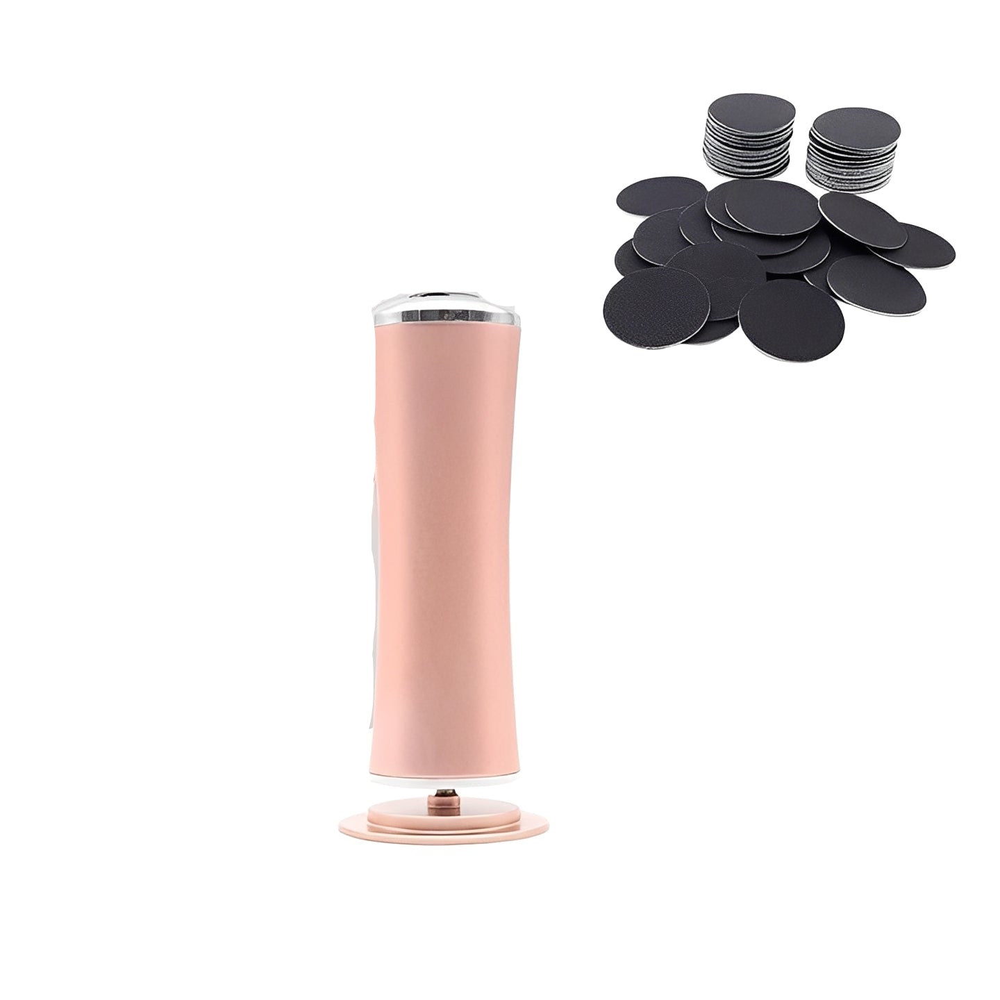 Rechargeable Electric Foot File with Sanding Disc Kit - Professional Pedicure Tool for Smooth, Soft Feet
