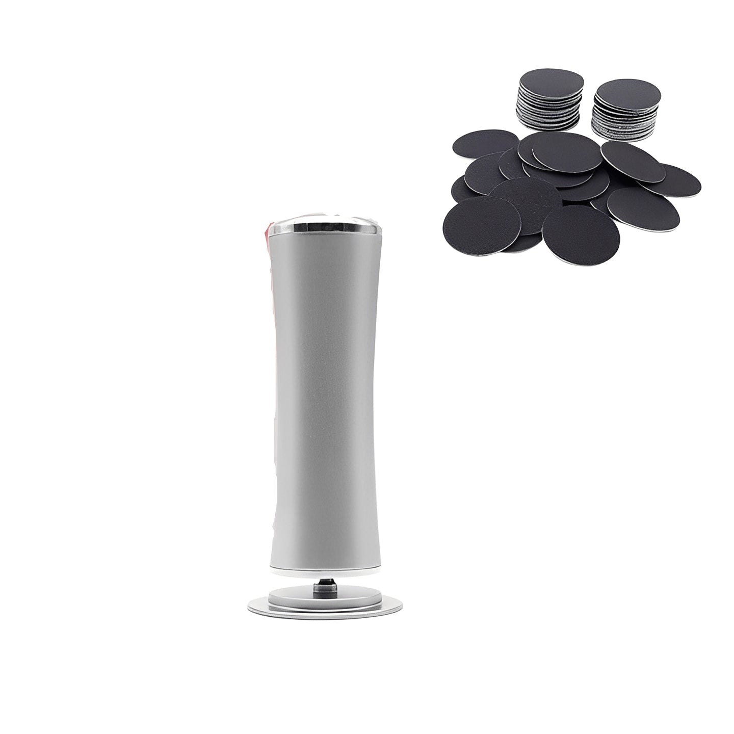 Rechargeable Electric Foot File with Sanding Disc Kit - Professional Pedicure Tool for Smooth, Soft Feet