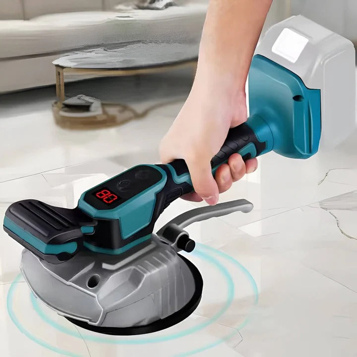 Rechargeable Vibration Tile Suction Cup Tool with LCD Display - Effortless Tile Lifting & Installation