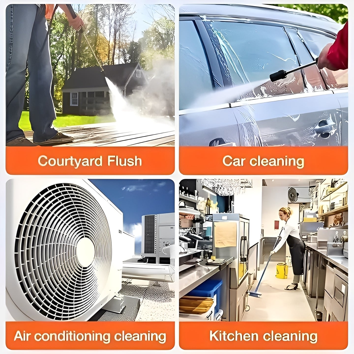 Cordless Rechargeable Water Spray Device - Dual Spray Modes for Versatile Use