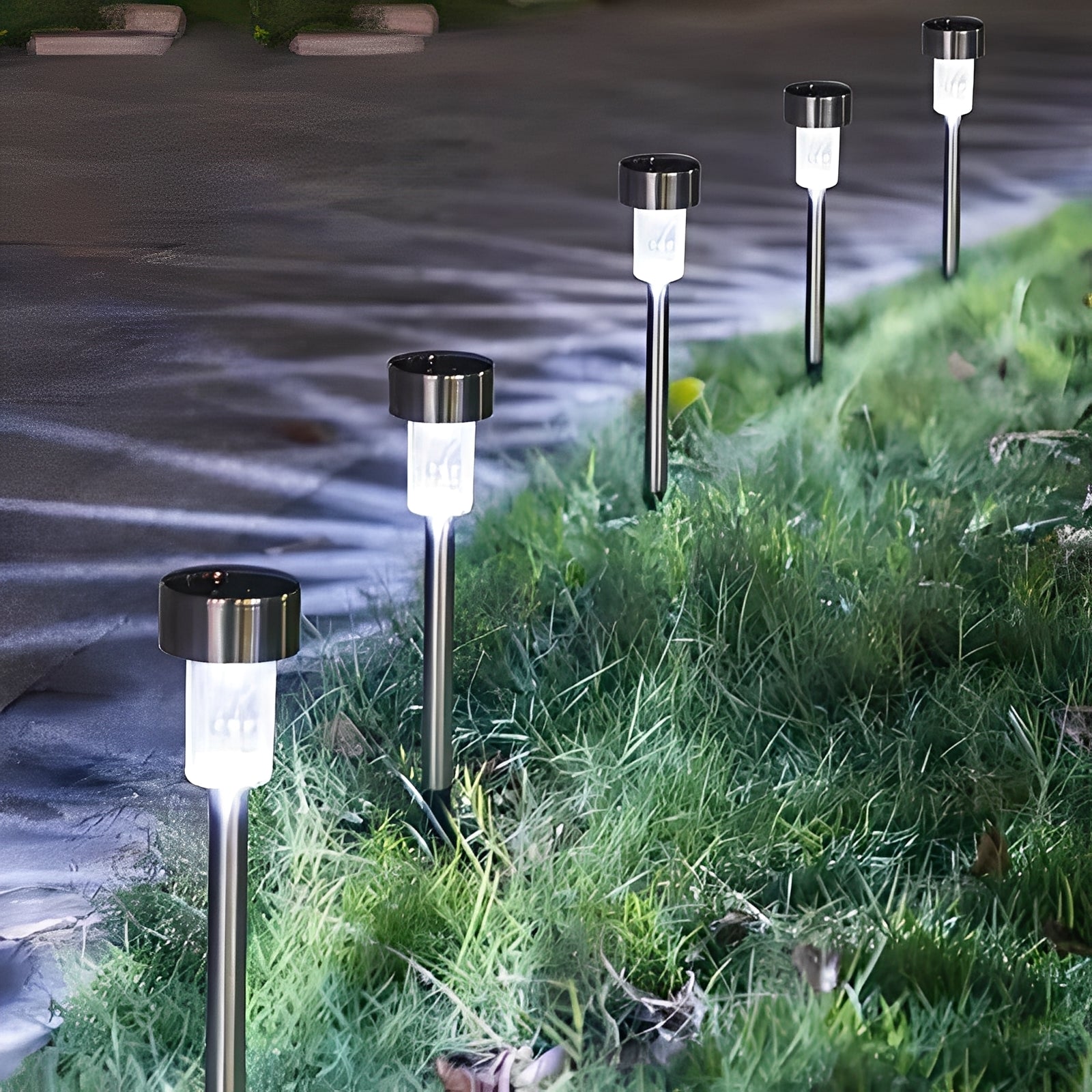 10-Pack Solar Powered LED Fairy Lights for Garden & Yard Decor – Eco-Friendly Outdoor String Lights