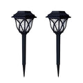 Set of 2 Solar Powered LED Pathway Lights - Energy-Efficient Outdoor Lighting for Gardens & Walkways