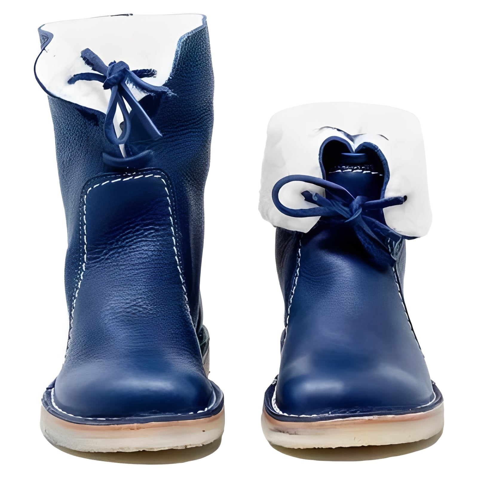 Men's Outdoor Leather Boots with Wool Lining - Durable & Comfortable Footwear for All Seasons