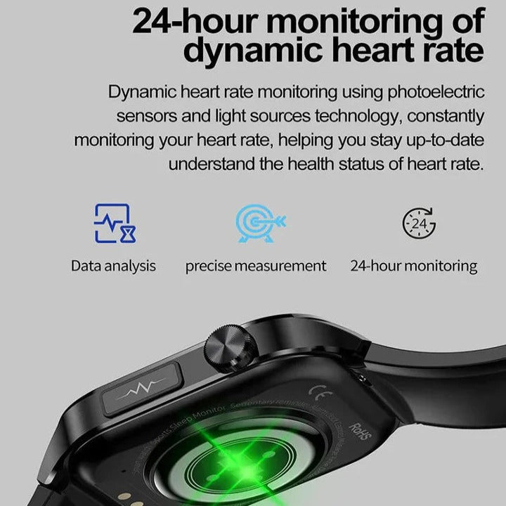 AMOLED Smartwatch with Bluetooth Calling, Activity Tracking & Fitness Features - Stylish & Functional Wearable