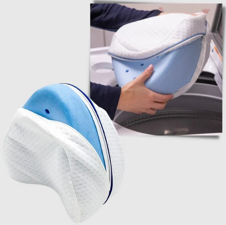 Ergonomic Memory Foam Leg Pillow for Optimal Knee and Hip Support - Comfort & Pain Relief