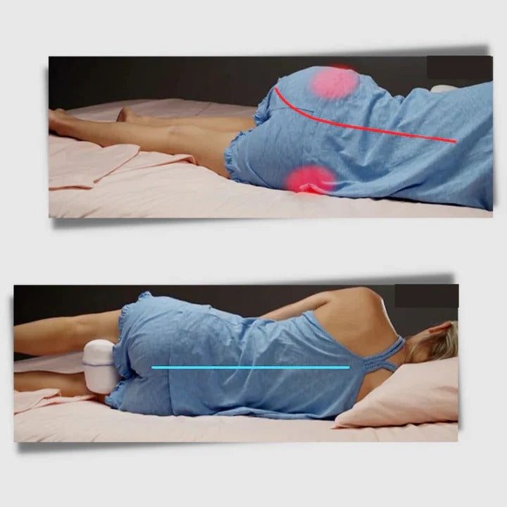 Ergonomic Memory Foam Leg Pillow for Optimal Knee and Hip Support - Comfort & Pain Relief