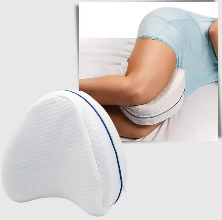 Ergonomic Memory Foam Leg Pillow for Optimal Knee and Hip Support - Comfort & Pain Relief