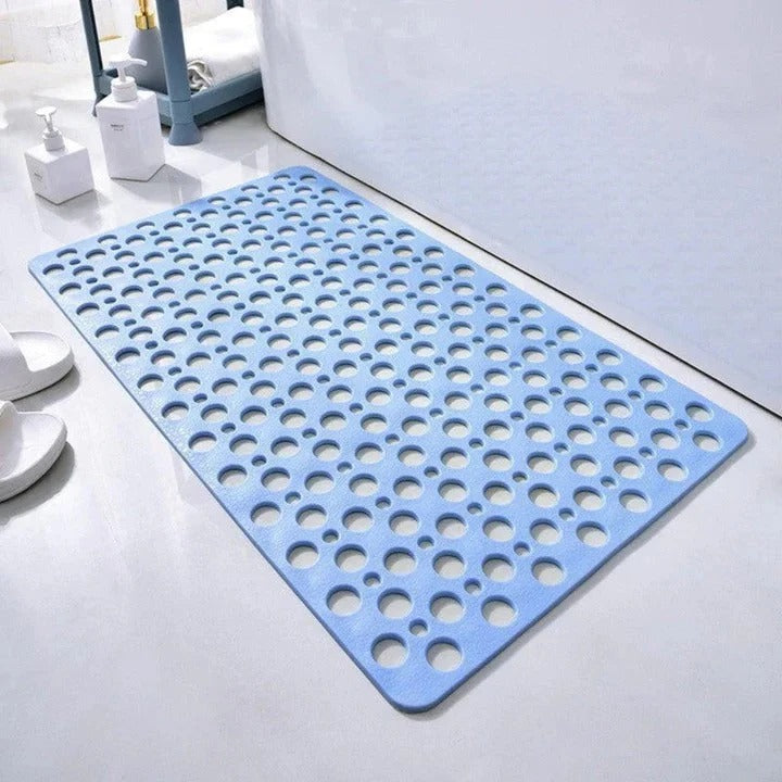 Non-Slip Shower Mat for Bathroom - Quick-Dry, Machine Washable, Anti-Bacterial, and Stylish Design