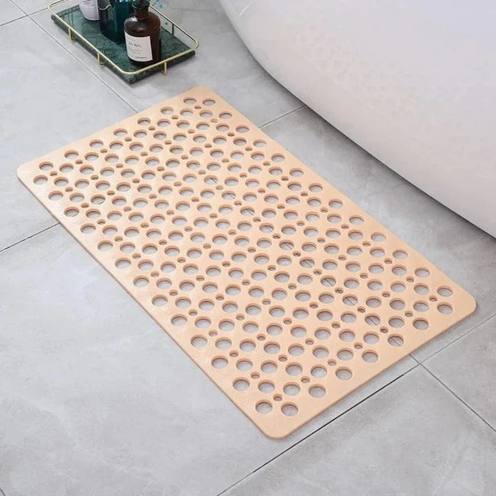 Non-Slip Shower Mat for Bathroom - Quick-Dry, Machine Washable, Anti-Bacterial, and Stylish Design