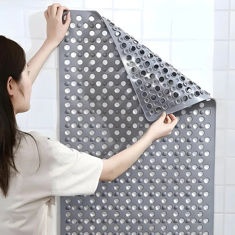 Non-Slip Shower Mat for Bathroom - Quick-Dry, Machine Washable, Anti-Bacterial, and Stylish Design