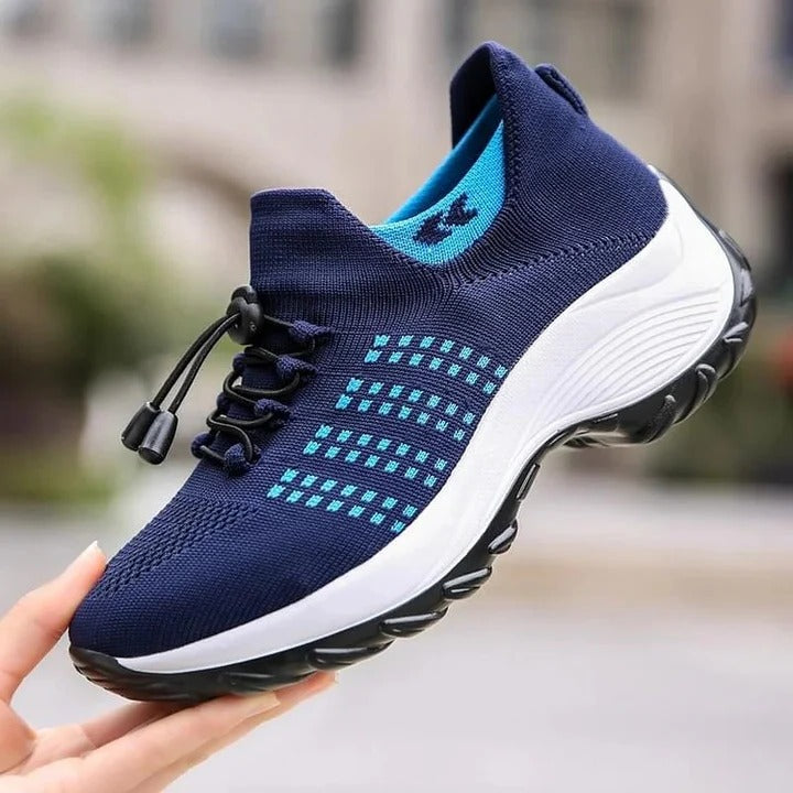 Unisex Wide Toe Box Walking Sneakers - Comfortable & Breathable Footwear for All-Day Support