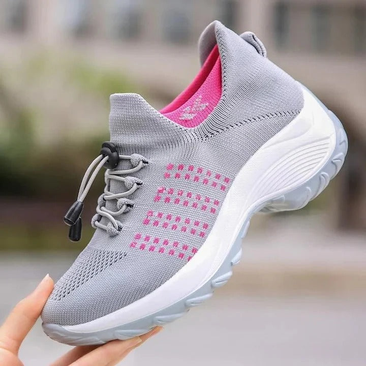 Unisex Wide Toe Box Walking Sneakers - Comfortable & Breathable Footwear for All-Day Support