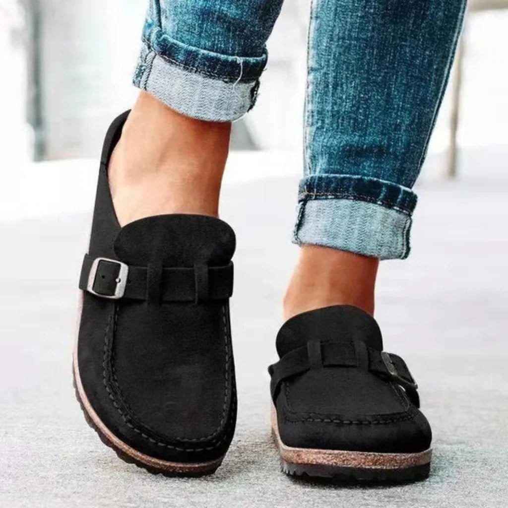 Women's Cushioned Slipper Sandals with Arch Support - Comfortable Footwear for Home & Outdoors
