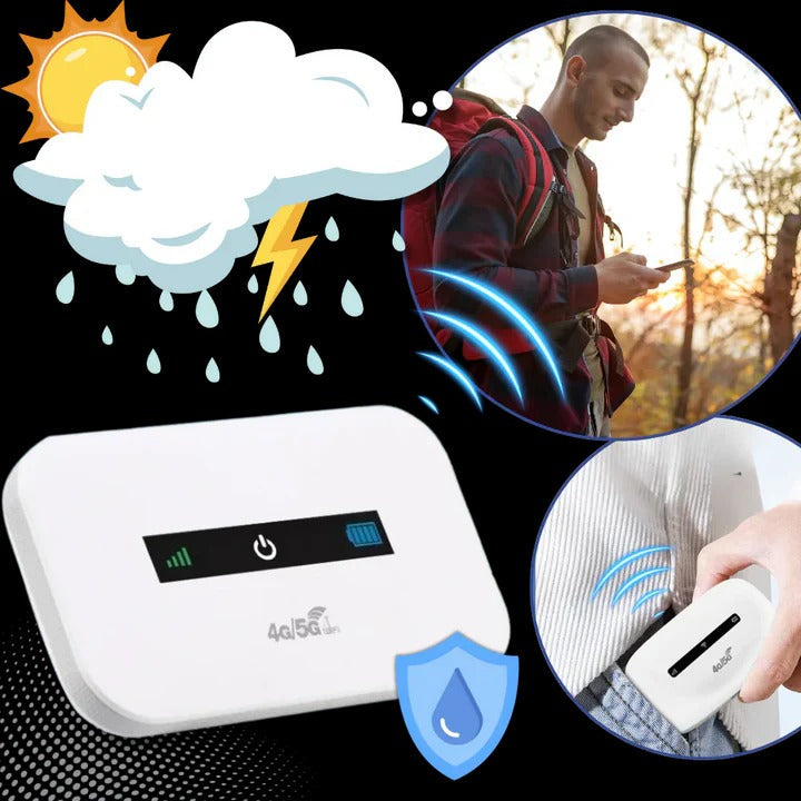 4G LTE Portable Wi-Fi Router with SIM Slot - High-Speed Mobile Internet Access Anywhere