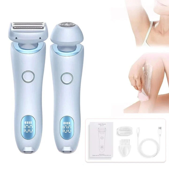 Rechargeable Cordless Women's Hair Trimmer - Precision Grooming Tool for Effortless Hair Removal