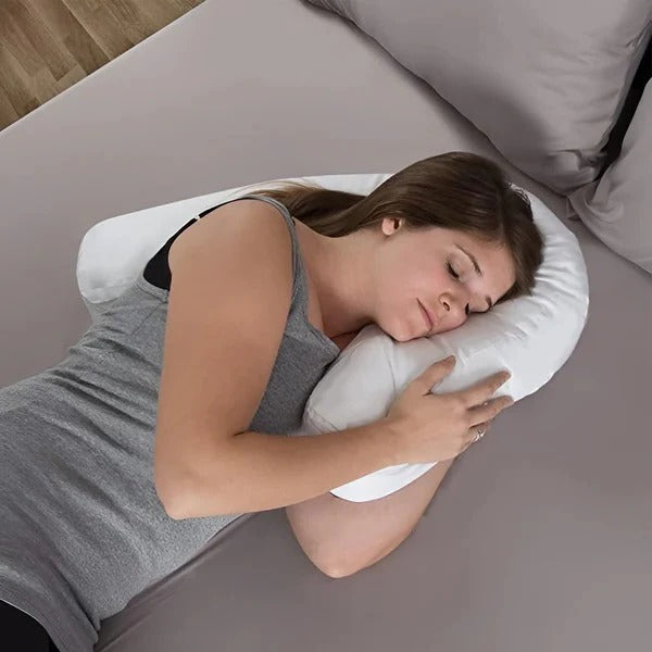 Ergonomic Side Sleeper Pillow with Ear Hole Design - Comfortable Support for Side Sleepers