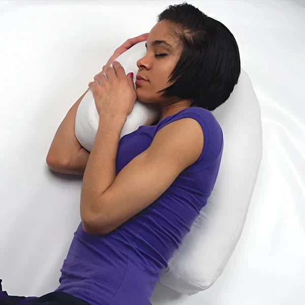 Ergonomic Side Sleeper Pillow with Ear Hole Design - Comfortable Support for Side Sleepers