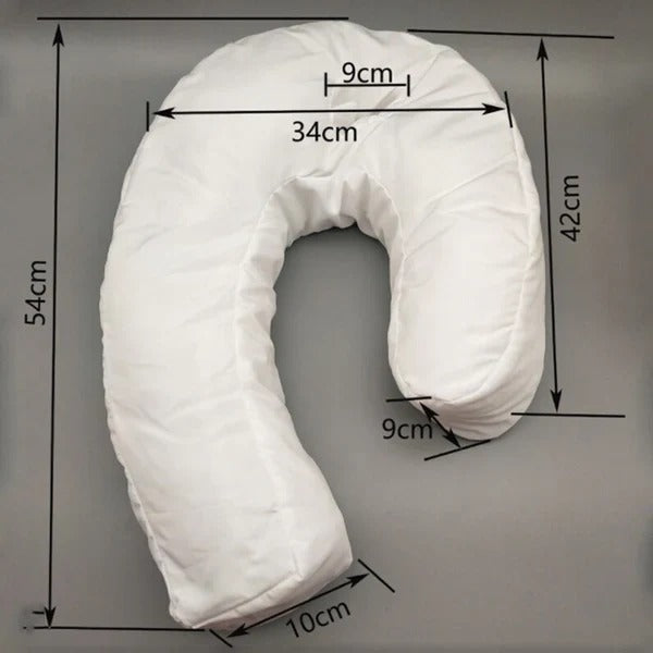 Ergonomic Side Sleeper Pillow with Ear Hole Design - Comfortable Support for Side Sleepers