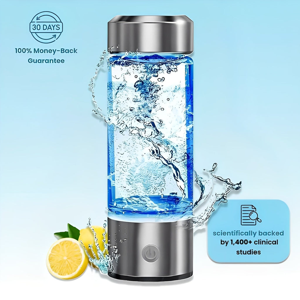 USB Rechargeable Portable Hydrogen Water Bottle - Infuse Water with Hydrogen for Health Benefits