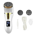 Rechargeable Electric Foot File with Rotating Roller Head - Professional Pedicure Tool for Smooth, Soft Feet