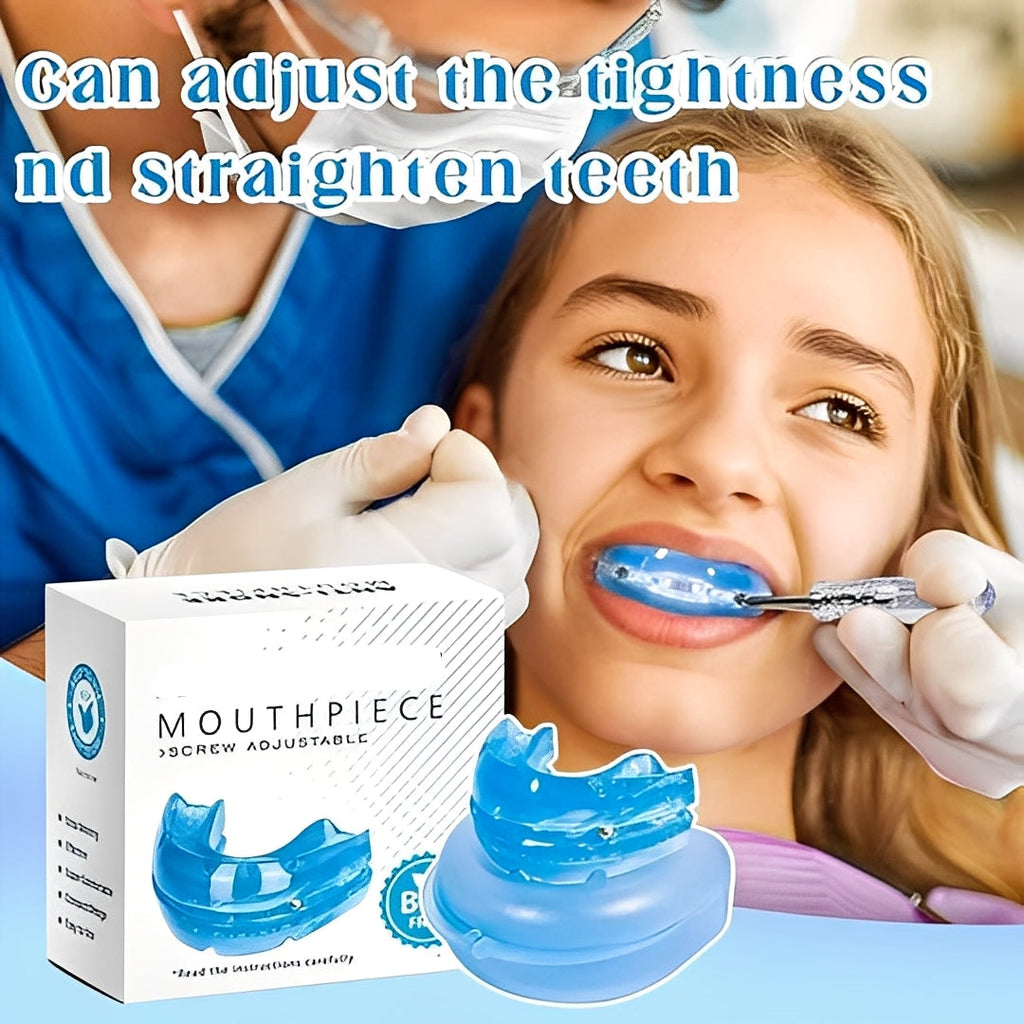 Customizable Adjustable Mouthpiece with Screw Fit for Comfortable Nighttime Sleep