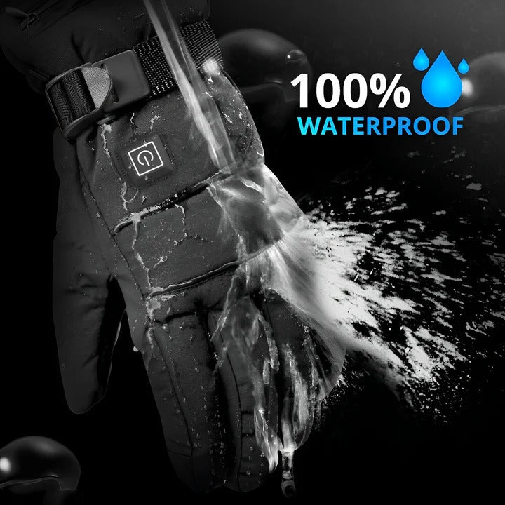 Rechargeable Electric Heated Gloves for Ultimate Warmth - Adjustable Temperature, Waterproof, & Touchscreen Compatible