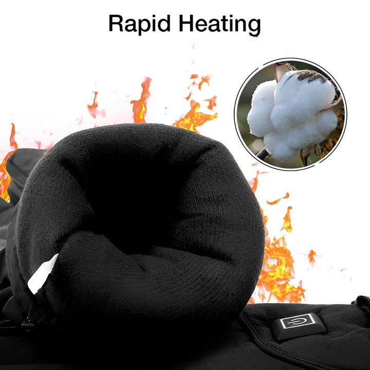 Rechargeable Electric Heated Gloves for Ultimate Warmth - Adjustable Temperature, Waterproof, & Touchscreen Compatible
