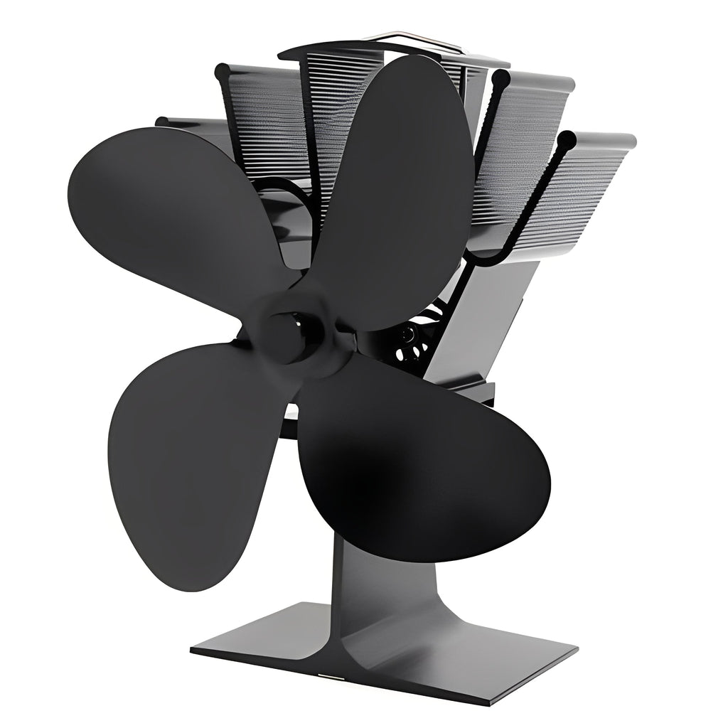 Heat Activated Stove Fan for Efficient Fireplace Heat Distribution - Boost Comfort & Save Energy