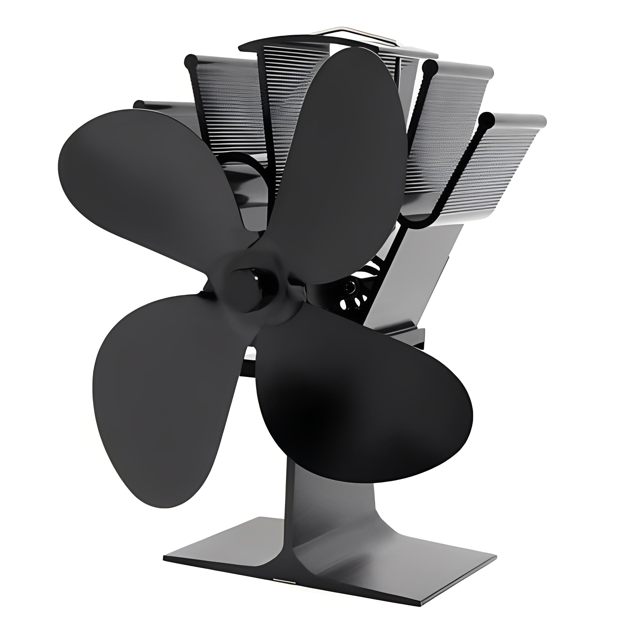 Heat Activated Stove Fan for Efficient Fireplace Heat Distribution - Boost Comfort & Save Energy