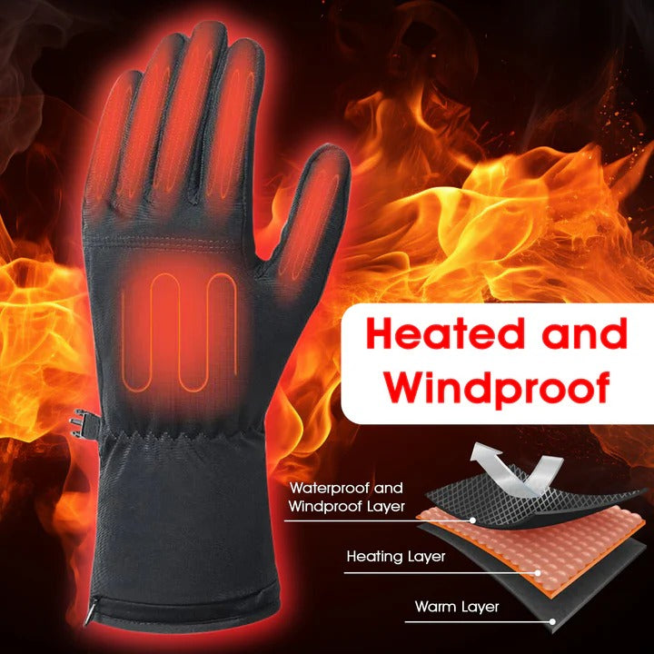 Rechargeable Heated Glove Liners with 7.4V Batteries & Dual Charger - Ultimate Warmth for Cold Weather Activities