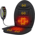 Foldable Heated Massage Seat Cushion with Dual Heat Control & Ergonomic Design for Ultimate Relaxation