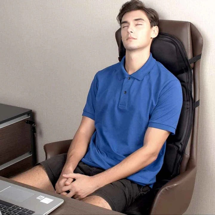 Electric Heated Massage Pad - 8 Adjustable Modes for Ultimate Relaxation and Pain Relief