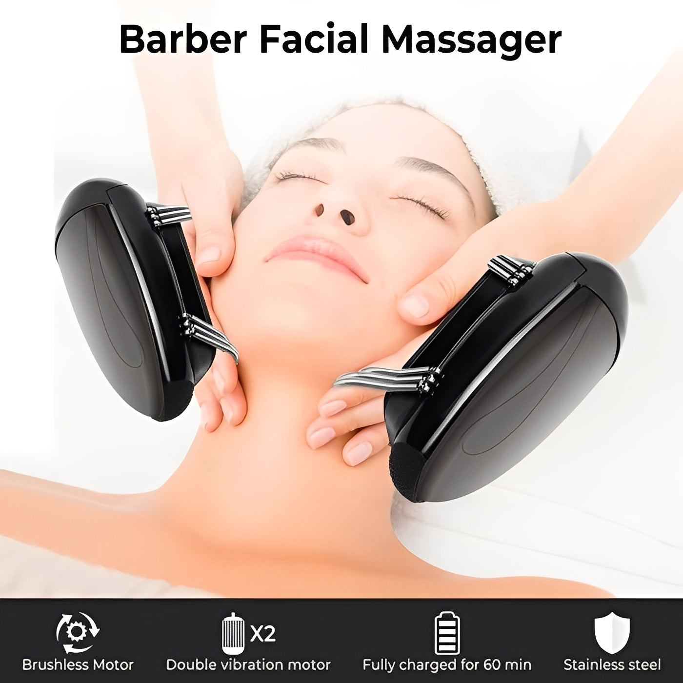 Portable USB Rechargeable Handheld Massager - Deep Tissue Relief & Relaxation for Home & Travel