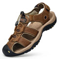 Men's Comfortable Summer Sandals - Elastic Slip-On Design for Easy Wear & Breathability