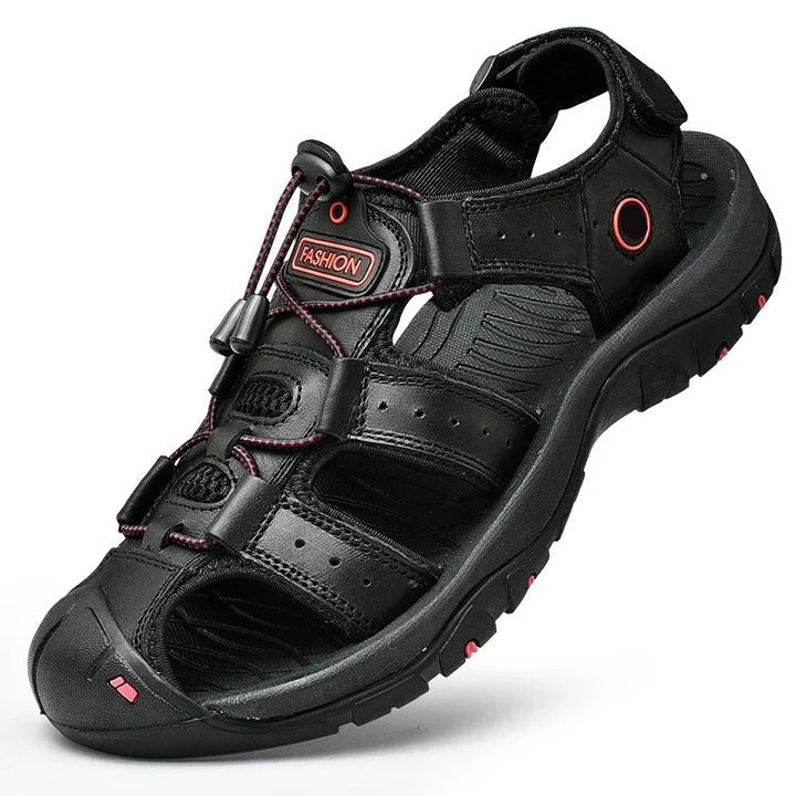 Men's Comfortable Summer Sandals - Elastic Slip-On Design for Easy Wear & Breathability