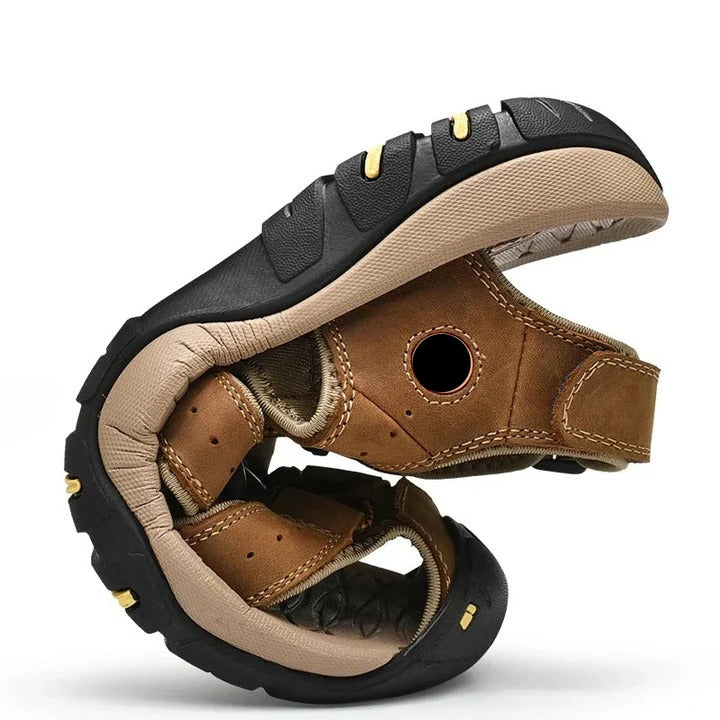 Men's Comfortable Summer Sandals - Elastic Slip-On Design for Easy Wear & Breathability