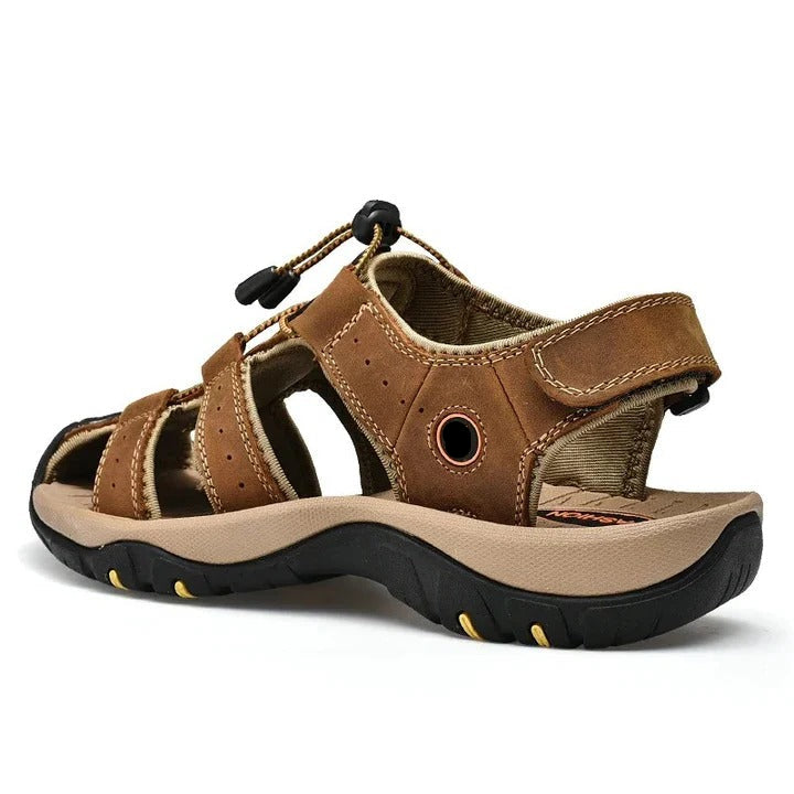 Men's Comfortable Summer Sandals - Elastic Slip-On Design for Easy Wear & Breathability