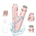 Women's Electric Shaver with Interchangeable Heads - Versatile Hair Removal for Smooth Skin