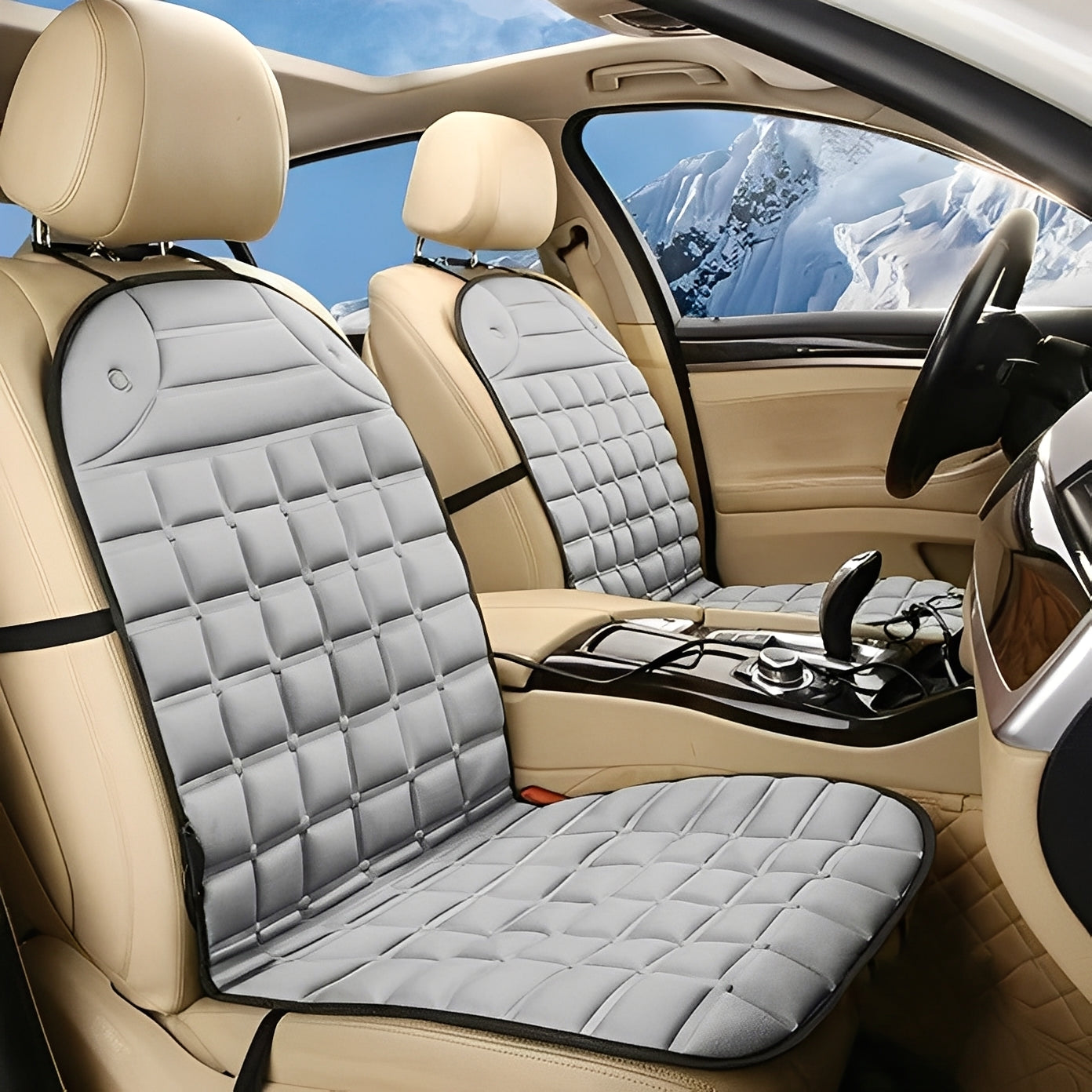 Premium Heated Car Seat Cushion with Adjustable Temperature Control for Ultimate Comfort