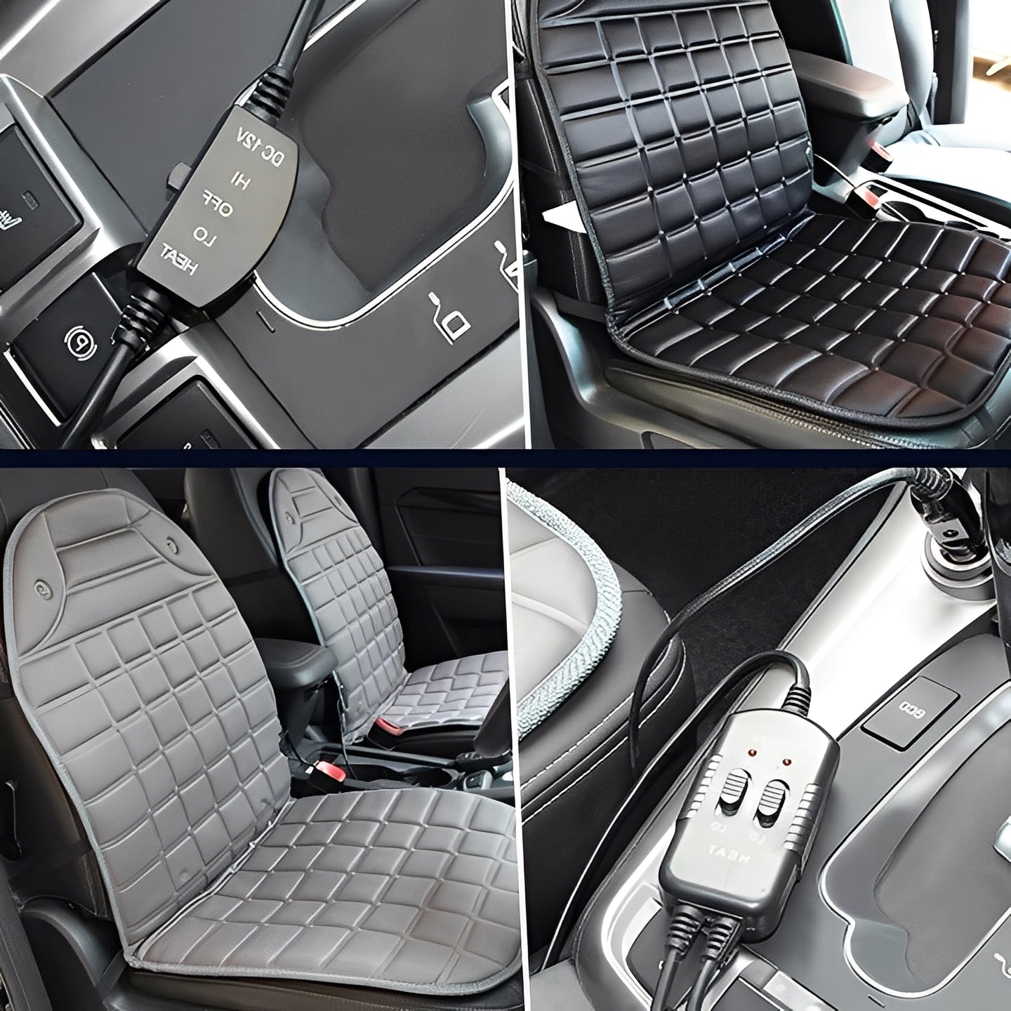 Premium Heated Car Seat Cushion with Adjustable Temperature Control for Ultimate Comfort