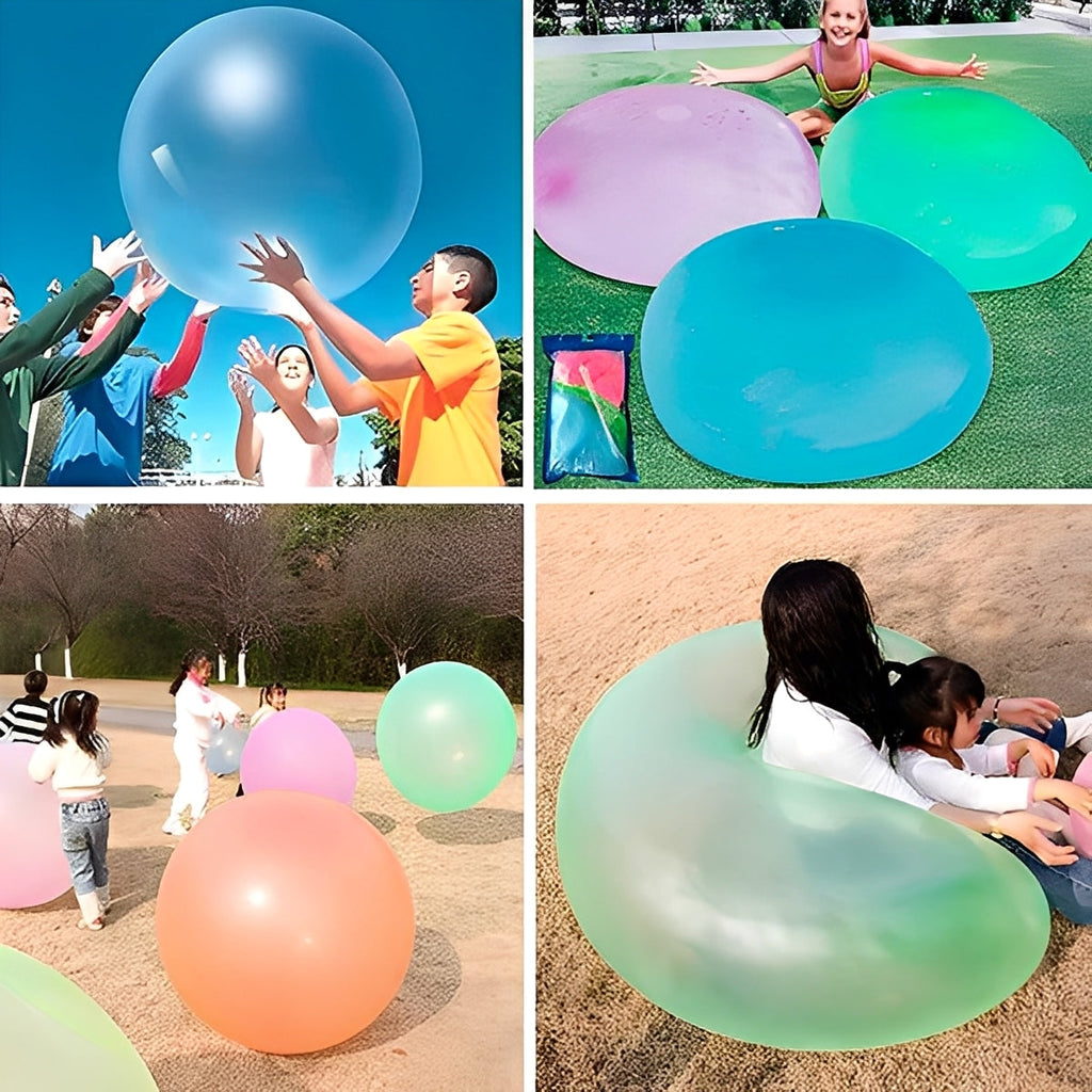 Reusable Inflatable Bubble Ball Toy - Perfect for Outdoor Play and Fun Activities