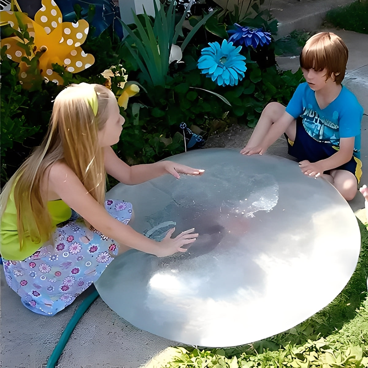 Reusable Inflatable Bubble Ball Toy - Perfect for Outdoor Play and Fun Activities