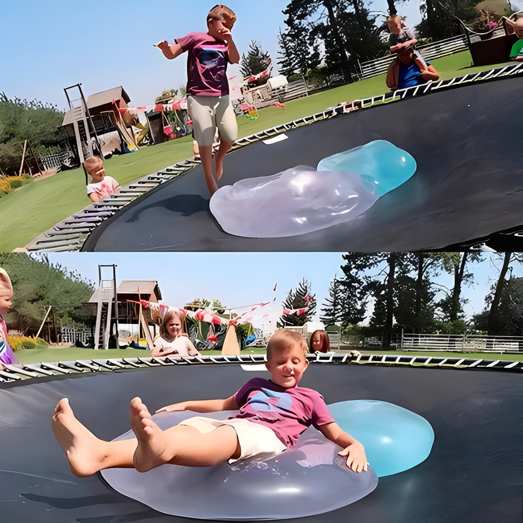 Reusable Inflatable Bubble Ball Toy - Perfect for Outdoor Play and Fun Activities