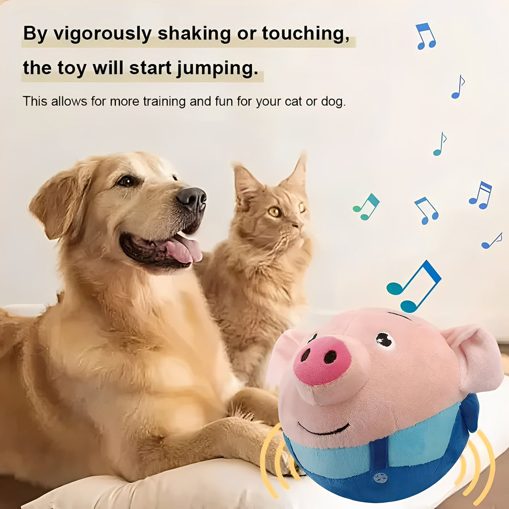 Interactive Dog Toy Ball with Touch-Activated Music & Motion Features - Engaging Playtime for Dogs