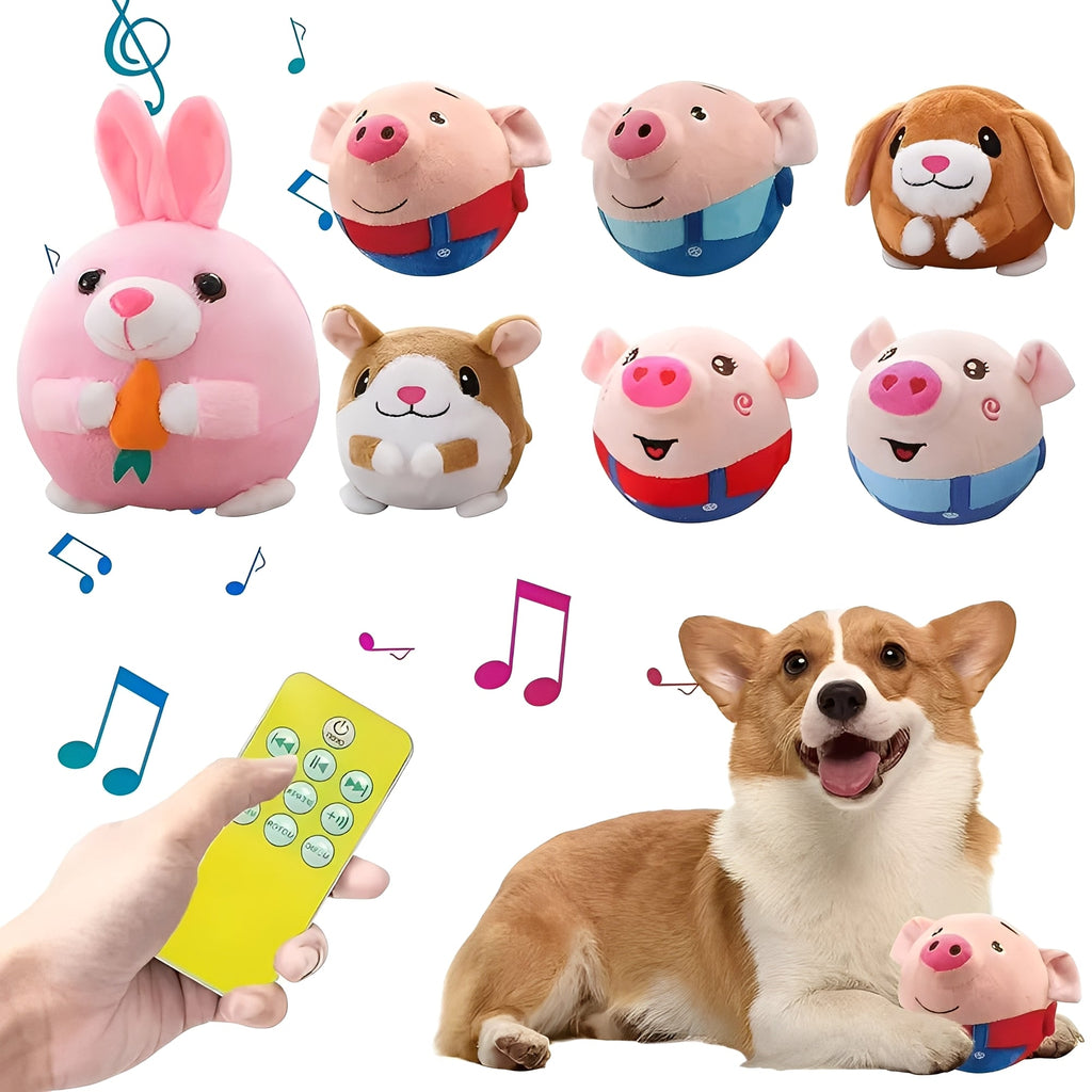 Interactive Dog Toy Ball with Touch-Activated Music & Motion Features - Engaging Playtime for Dogs