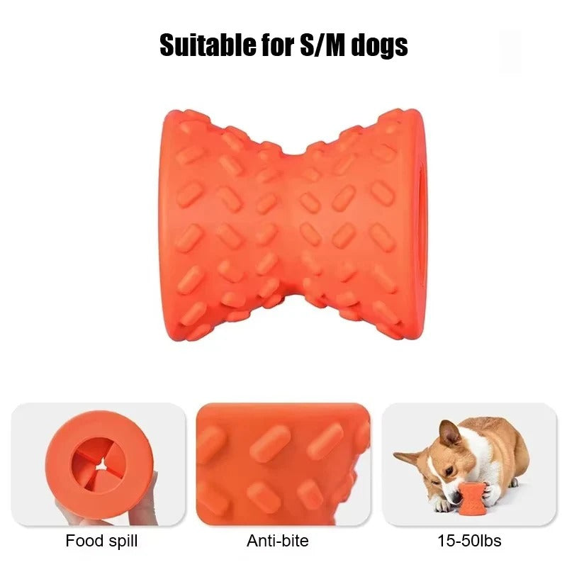 Interactive Dog Chew Toy Treat Dispenser - Perfect for Training, Playtime & Dental Health