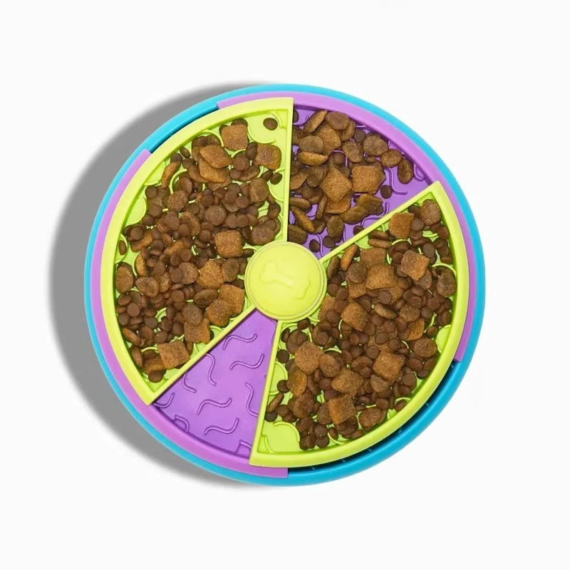 Interactive Puzzle Slow Feeder Bowl for Pets - Engaging Design to Promote Healthy Eating Habits