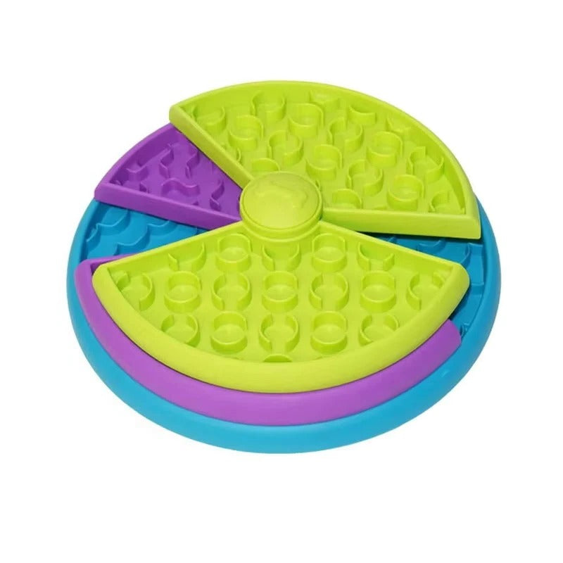 Interactive Puzzle Slow Feeder Bowl for Pets - Engaging Design to Promote Healthy Eating Habits