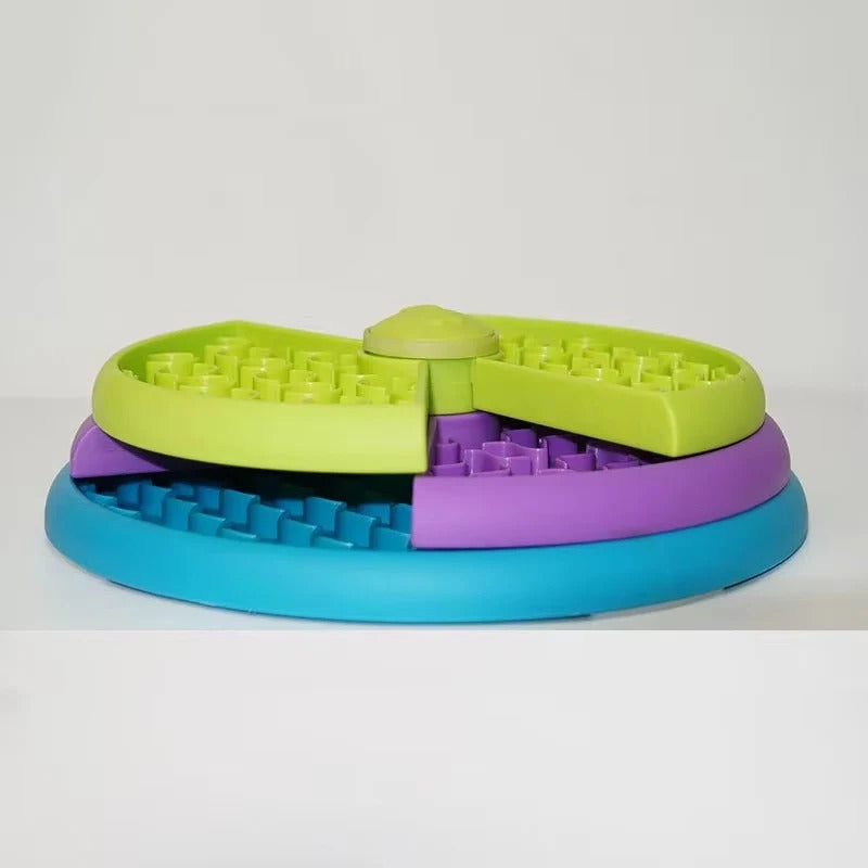 Interactive Puzzle Slow Feeder Bowl for Pets - Engaging Design to Promote Healthy Eating Habits
